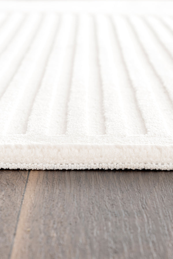 Farahan Krem Tarçın  Geometrik Desenli Halı A0859A