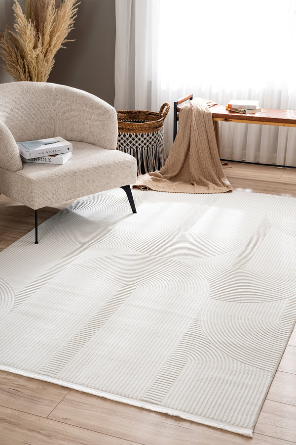 Farahan Beyaz   Tozumaz Halı A0861A