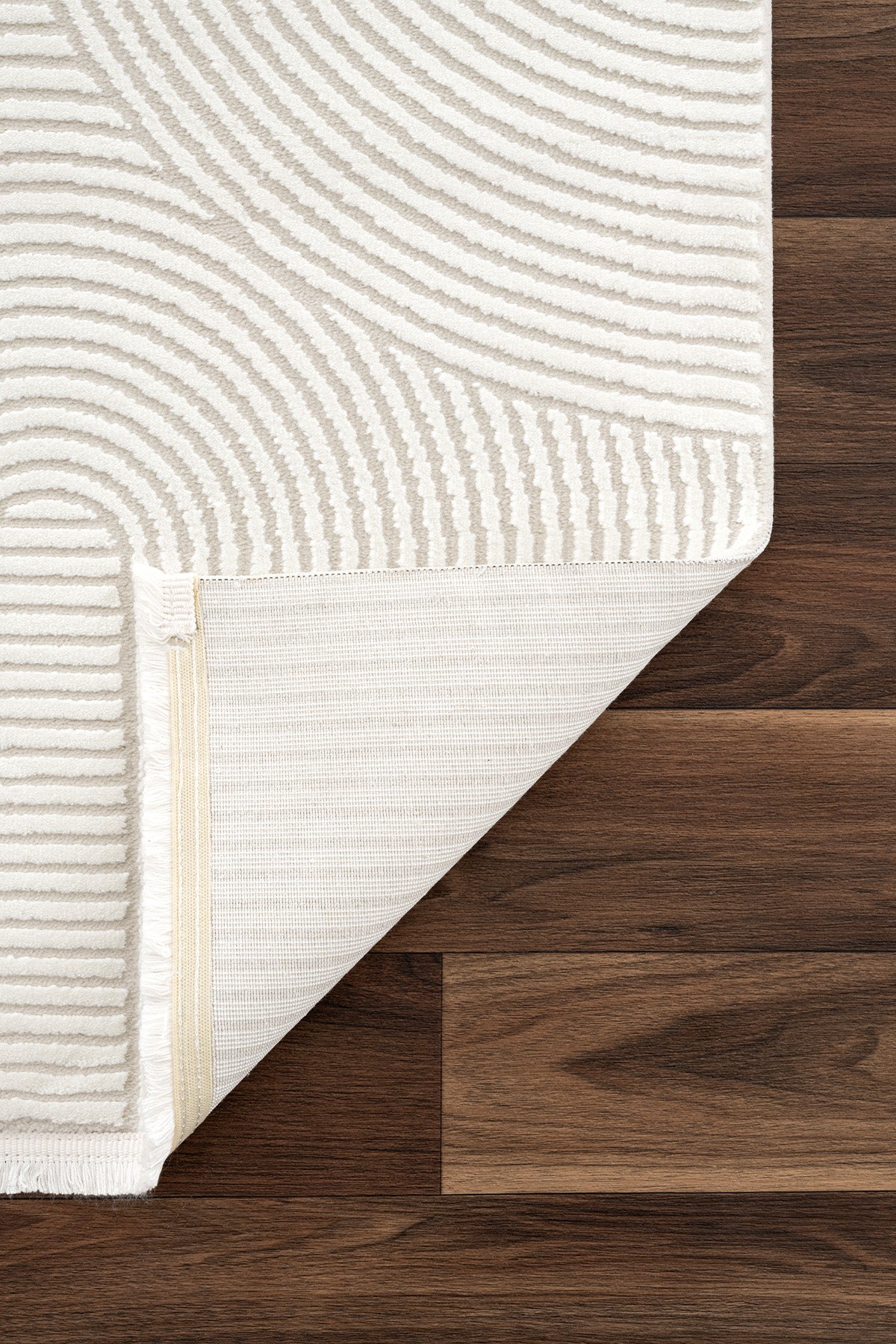 Farahan Beyaz Geometrik Tozumaz Salon Koridor Balkon Teras Bahçe Oturma Odası Halısı A0861A