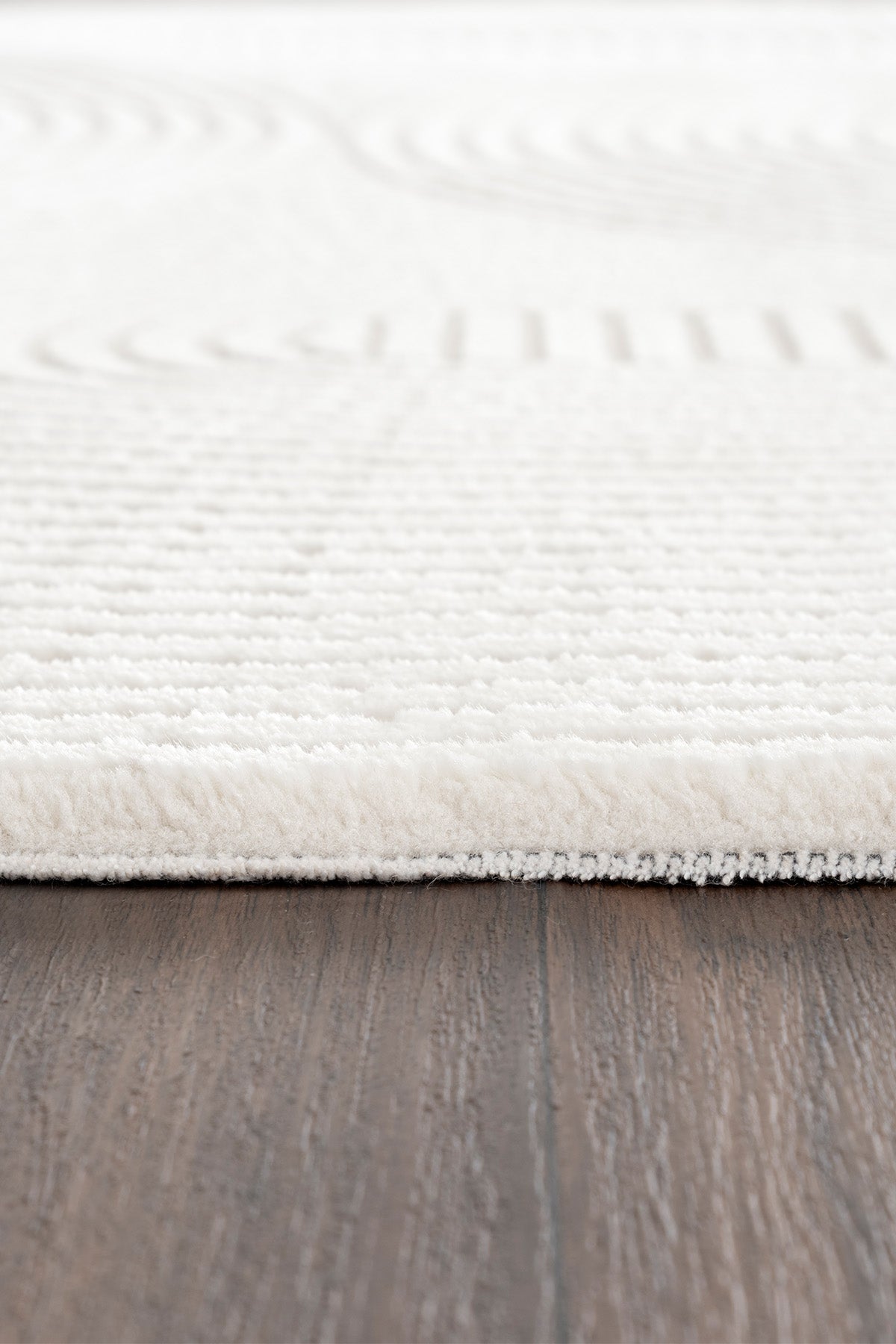 Farahan Beyaz Geometrik Tozumaz Salon Koridor Balkon Teras Bahçe Oturma Odası Halısı A0861A