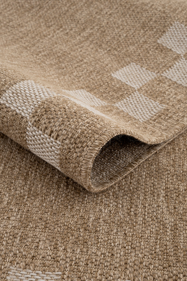 Fibra Natural Krem Doğal Dokulu Halı A0705A