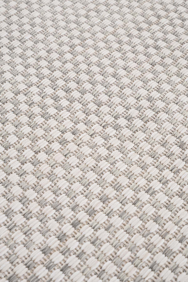 Fresco Ekru Antrasit Yıkanabilir Halı 20521A