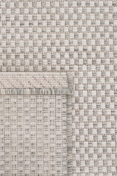 Fresco Ekru Antrasit Yıkanabilir Halı 20521A