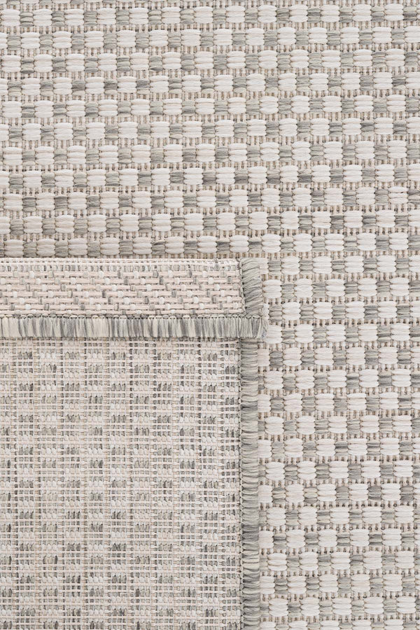 Fresco Ekru Antrasit Yıkanabilir Halı 20521A