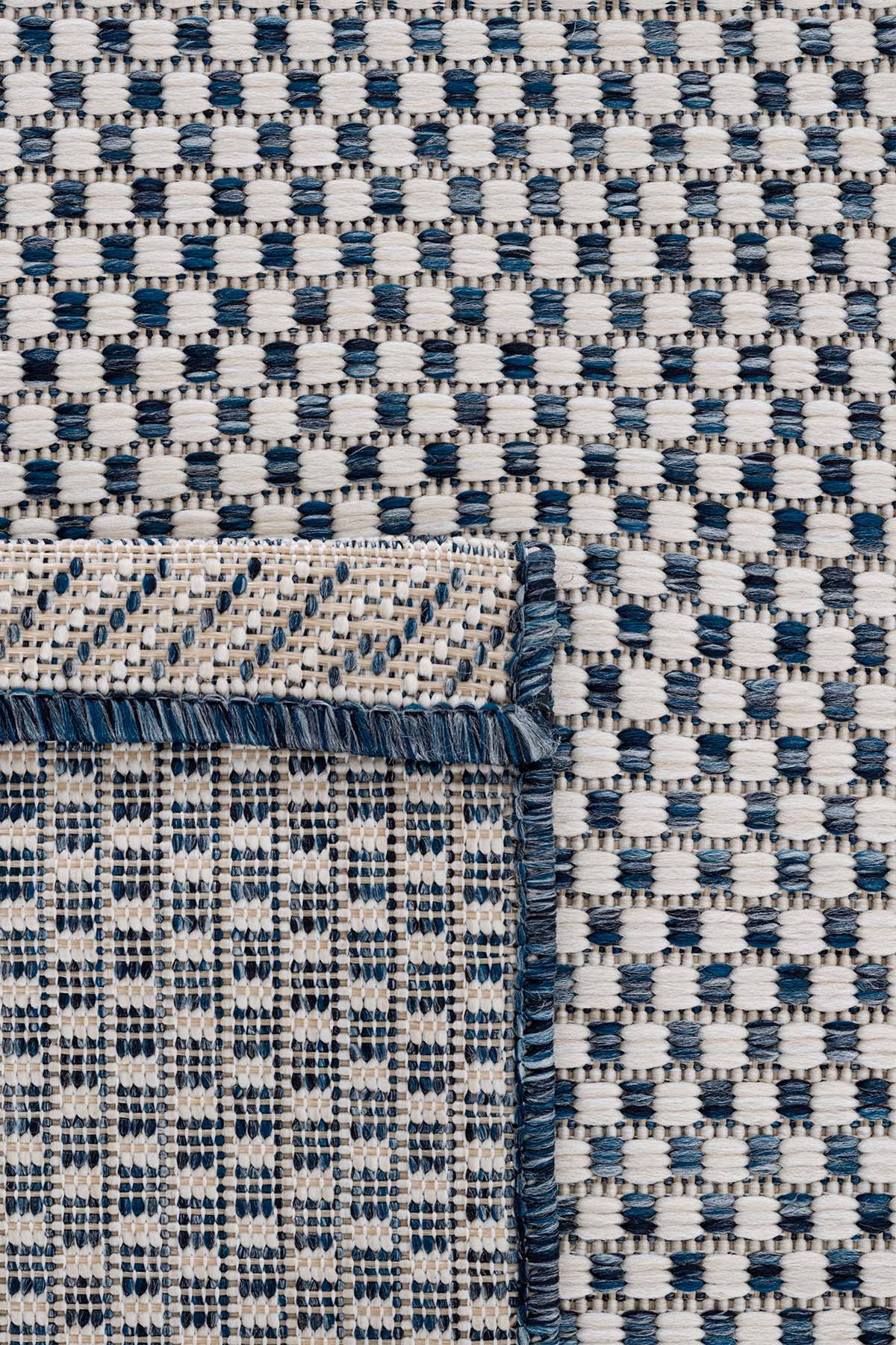 Fresco Ekru Lacivet İskandinav Jüt Yıkanabilir Halı Kilim Balkon Teras Salon Koridor Halısı 20521B