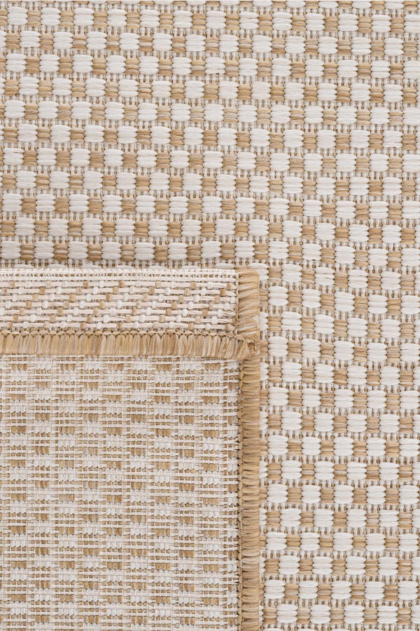 Fresco Ekru Natural Yıkanabilir Halı 20521B