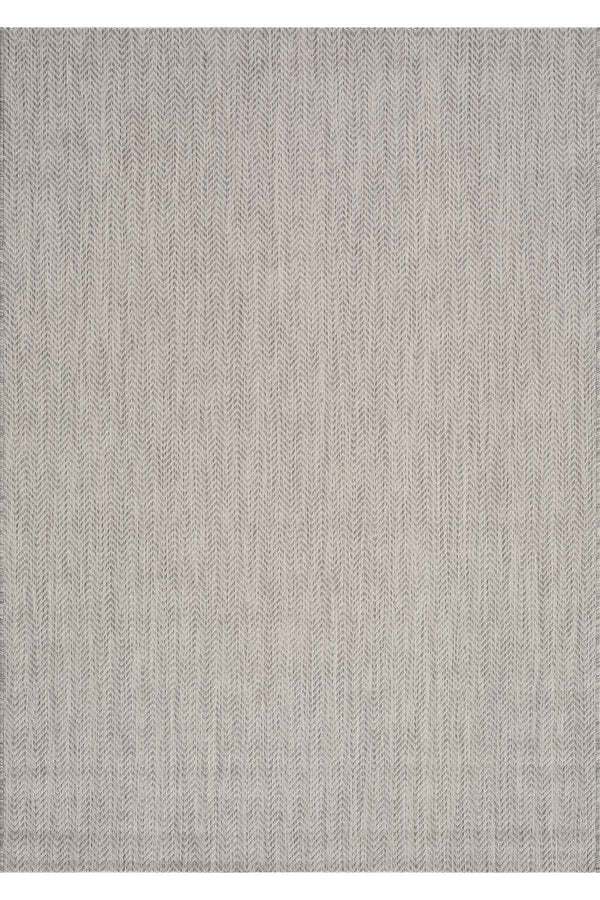 Fresco Antrasit Ekru Yıkanabilir Halı 20522A