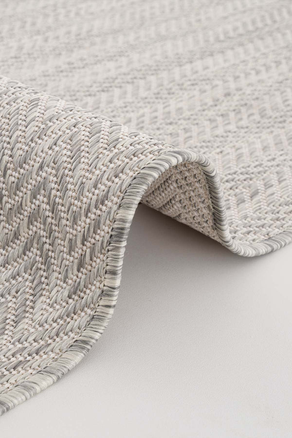 Fresco Antrasit Ekru Yıkanabilir Halı 20522A