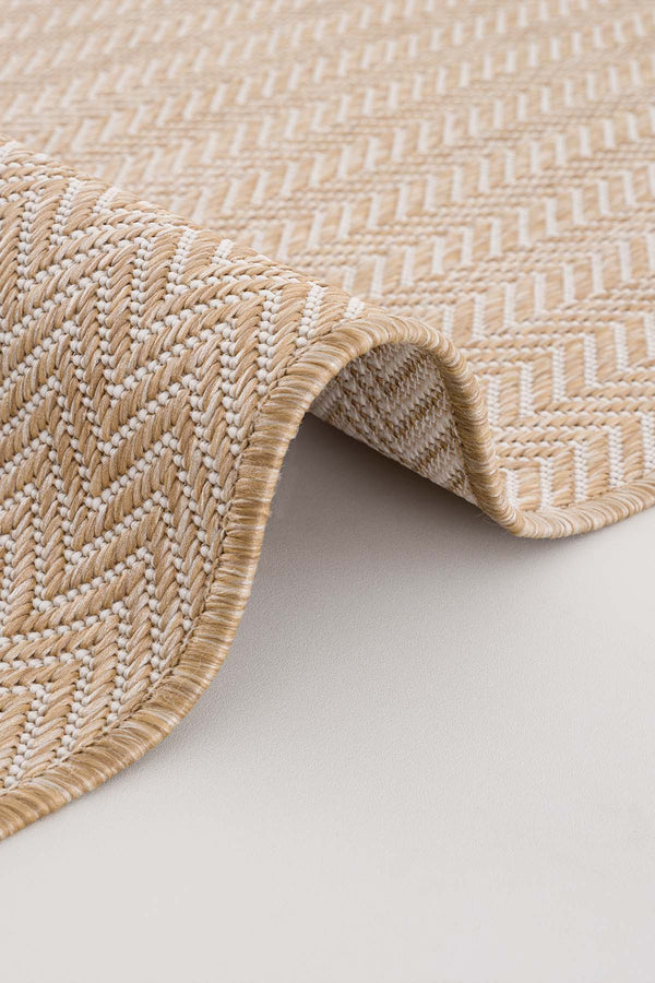 Fresco Ekru Natural Yıkanabilir Halı 20522A