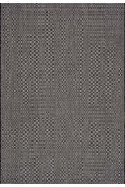 Fresco Ekru Siyah Yıkanabilir Halı 20522A