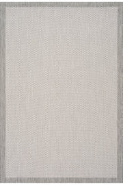 Fresco Antrasit Ekru Yıkanabilir Halı 23745A