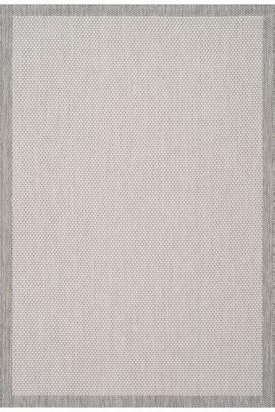 Fresco Antrasit Ekru Yıkanabilir Halı 23745A