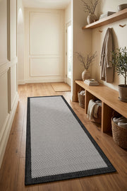 Fresco Ekru Siyah Sisal Yolluk 23745Y