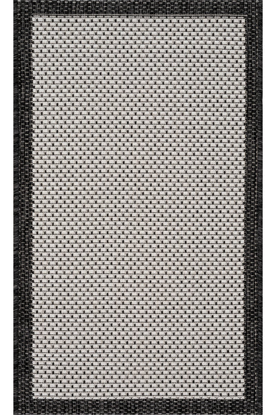 Fresco Ekru Siyah Sisal Paspas 23745P