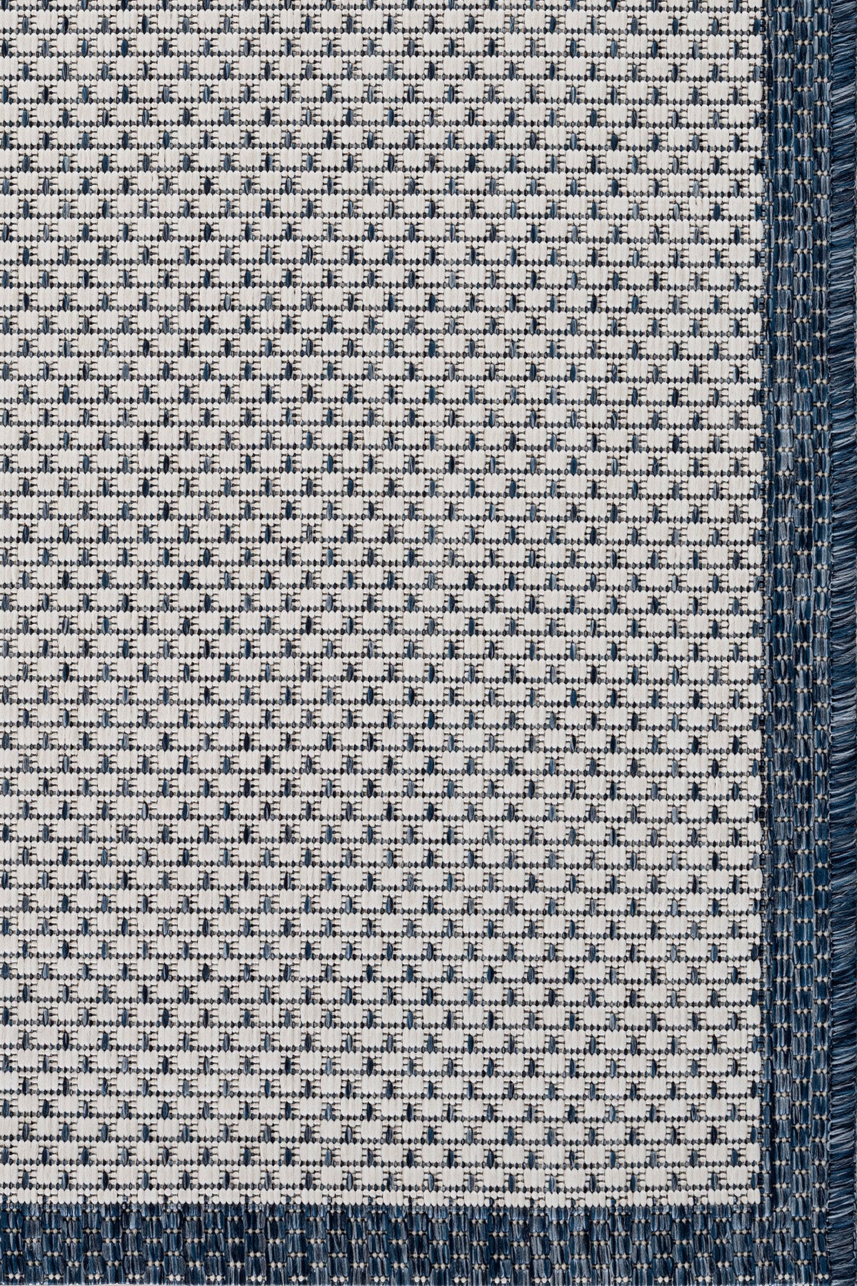 Fresco Ekru Lacivert Sisal Paspas 23745P