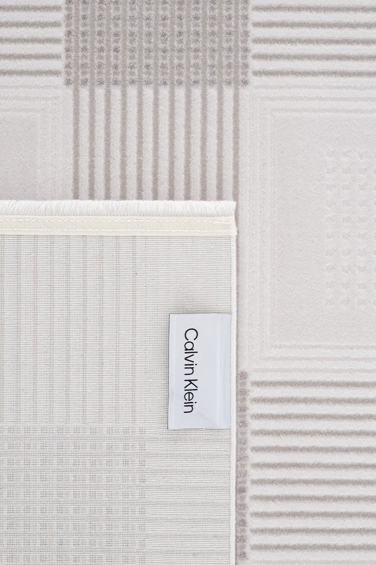 Calvin Klein Glow A3461C Krem Gri Halı