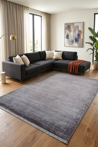 Calvin Klein Heaven Gri Kiremit Halı A3525A