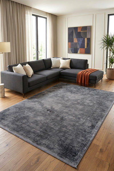 Calvin Klein Heaven Gri Siyah Halı A3533D