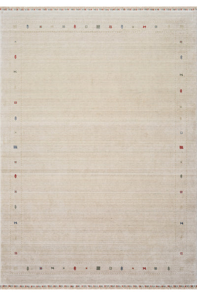 Heriz Krem Etnik Desenli Halı A0987C