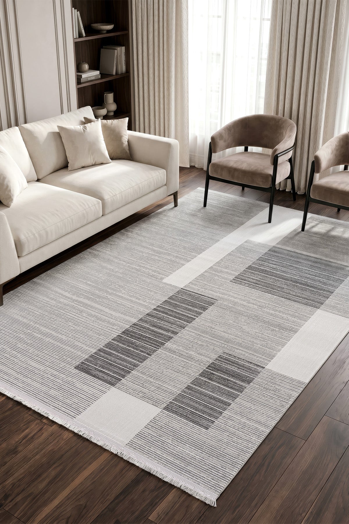 Oasis Gri Salon Halısı A0673B