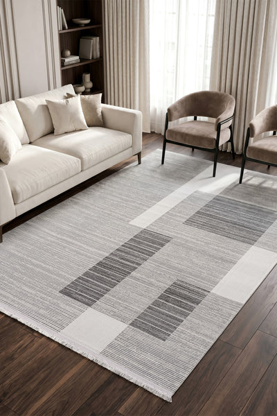 Oasis Gri Salon Halısı A0673B
