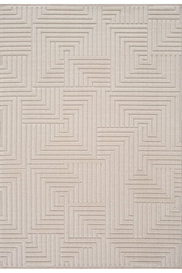 Lisbon Bej Oturma Odası Halısı A1772B