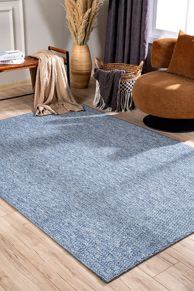 Loft Mavi Tozumaz Halı  A0806A