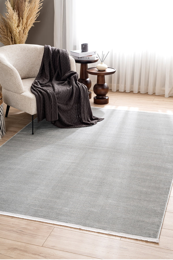 Lumina Gri Tozumaz Halı  51376A