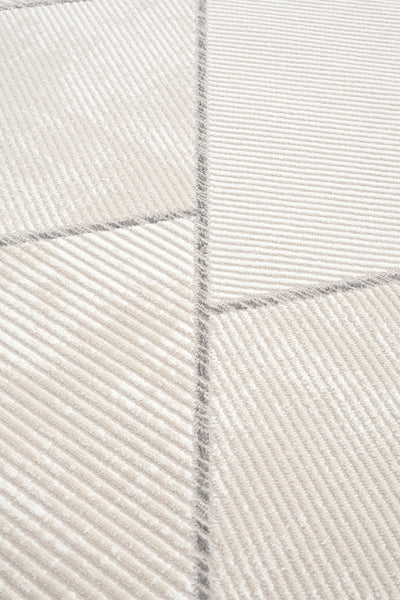 Lumina Krem Gri Tozumaz Halı  A0863A