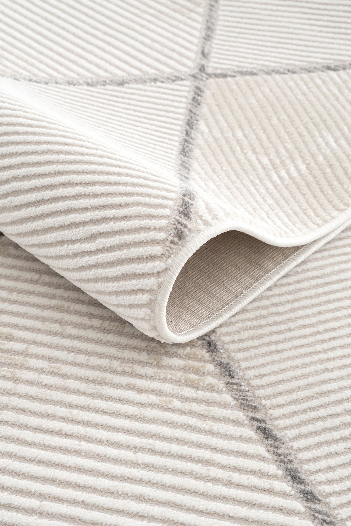 Lumina Krem Gri Tozumaz Salon Koridor Balkon Teras Bahçe Oturma Odası Halısı A0863A