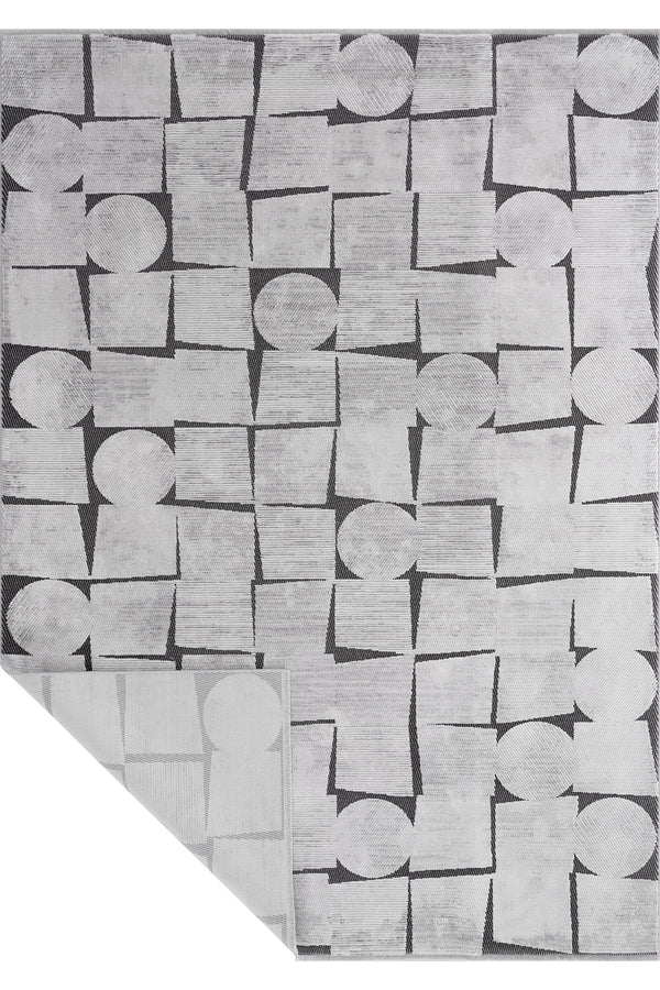 Calvin Klein Luster Gri Oturma Odası Halısı A3503B