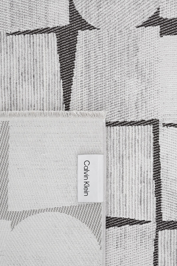 Calvin Klein Luster Gri Oturma Odası Halısı A3503B