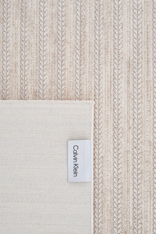 Calvin Klein Luster Bej Oturma Odası Halısı A3504A