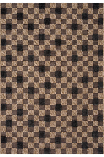 Calvin Klein Merlot  Natural Siyah Halı A1502B