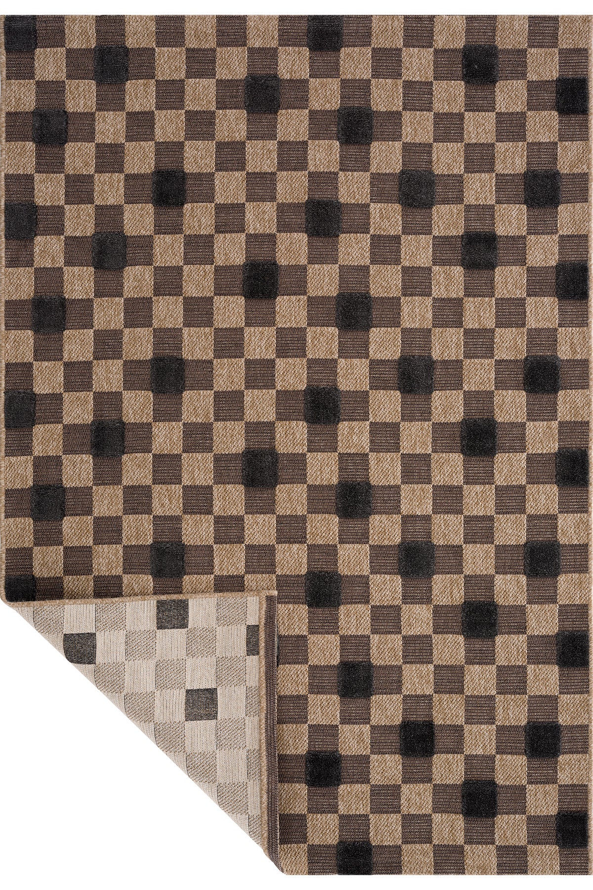 Calvin Klein Merlot A1502B Natural Siyah Halı