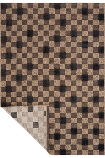 Calvin Klein Merlot  Natural Siyah Halı A1502B