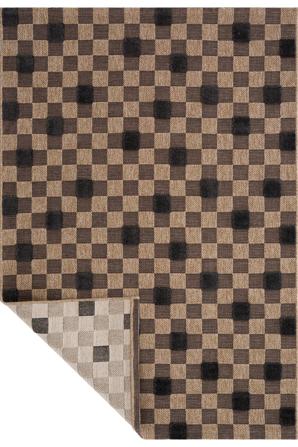 Calvin Klein Merlot  Natural Siyah Halı A1502B