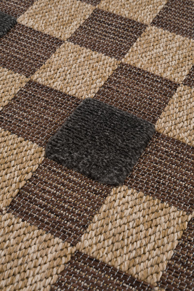 Calvin Klein Merlot  Natural Siyah Halı A1502B