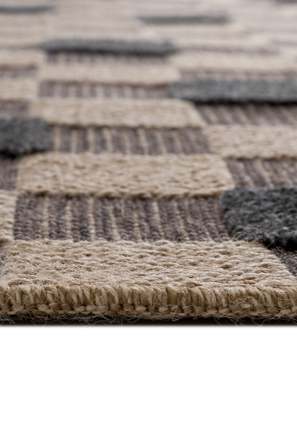 Calvin Klein Merlot  Natural Siyah Halı A1502B