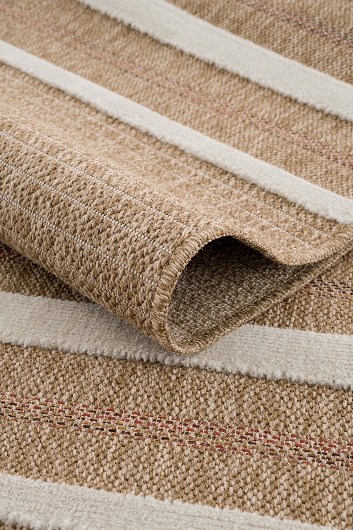 Calvin Klein Merlot A2177A Natural Krem Halı