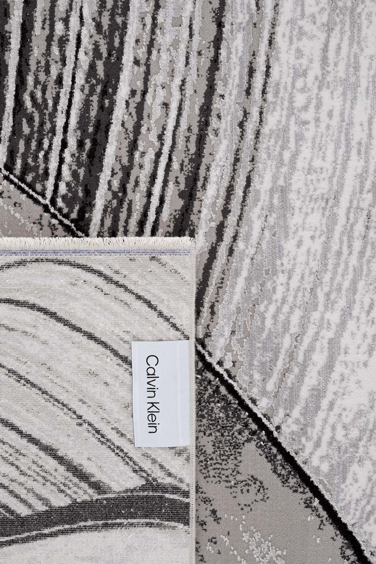 Calvin Klein Modern Sheen A3480D Gri Siyah Halı