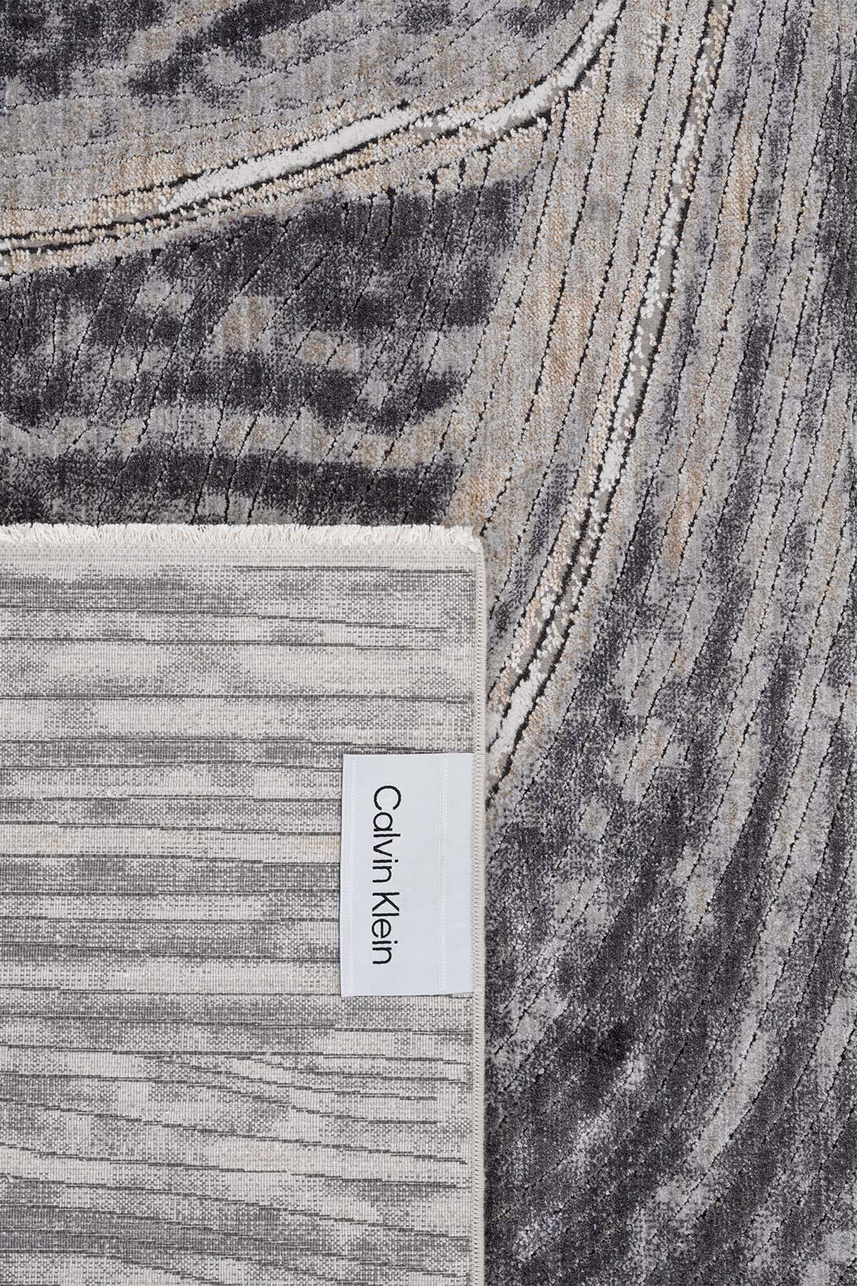 Calvin Klein Modern Sheen A3482C Gri Bej Halı