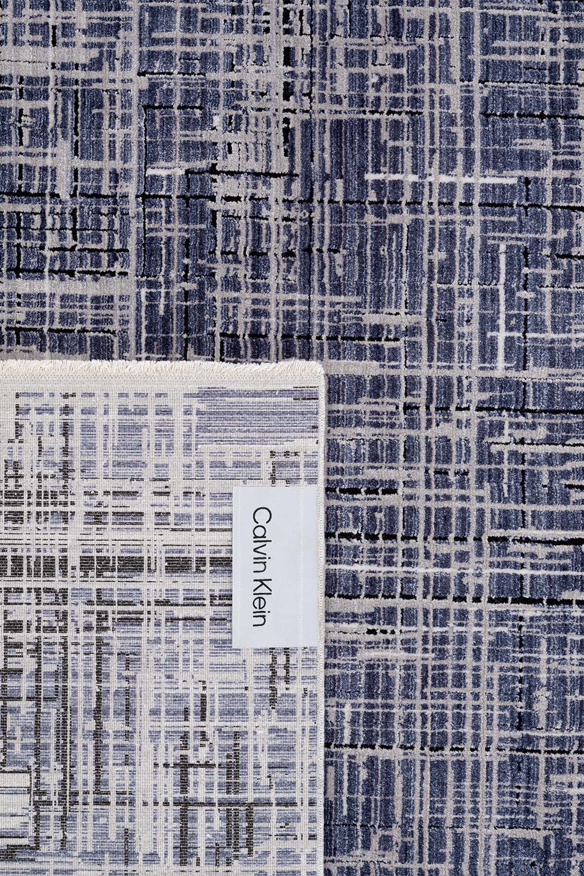 Calvin Klein Modern Sheen A3485B Mavi Halı