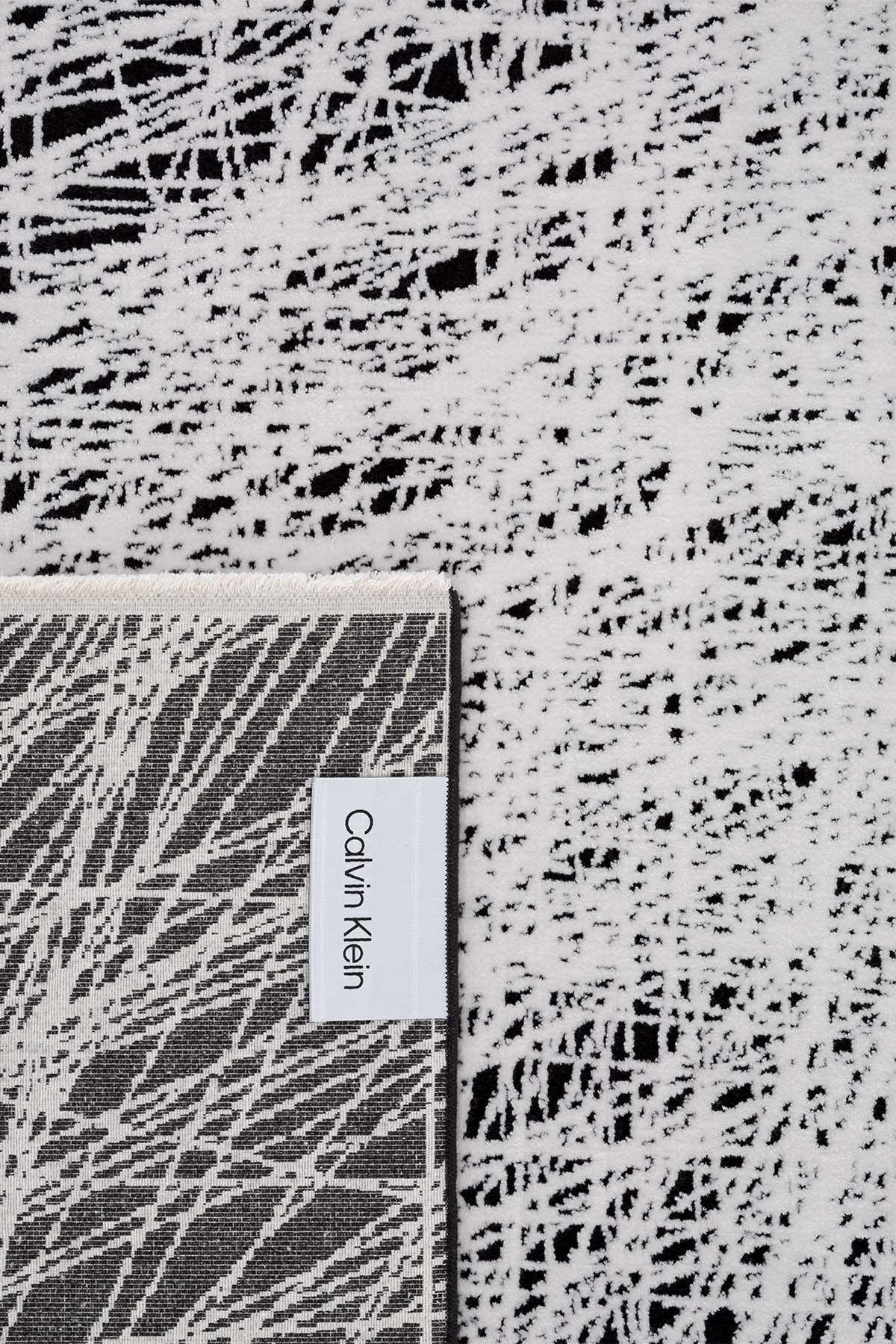 Calvin Klein Modern Sheen A3487D Gri Siyah Halı