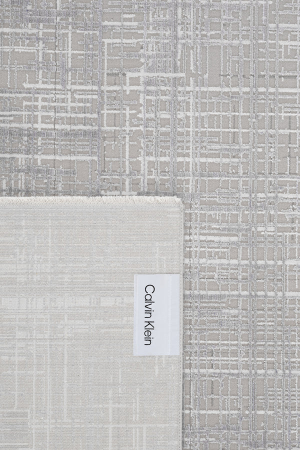 Calvin Klein Modern Sheen Gri Halı A3484A