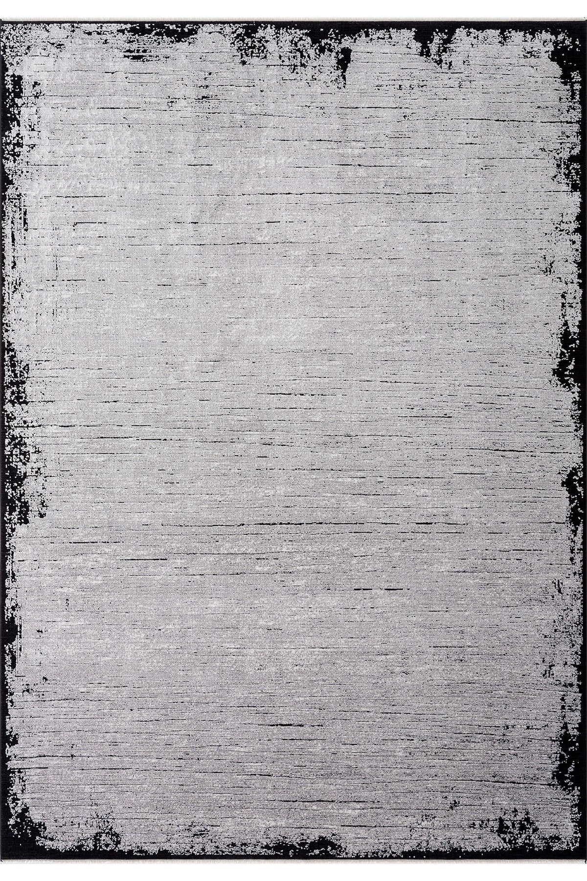 Calvin Klein Modern Sheen Gri Siyah Halı A3486D