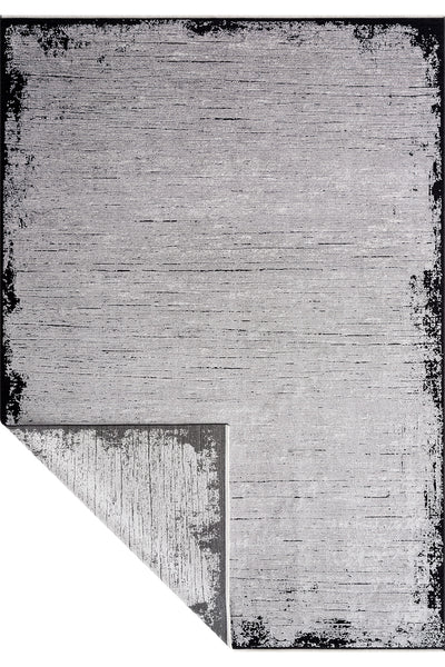 Calvin Klein Modern Sheen Gri Siyah Halı A3486D