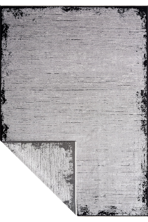 Calvin Klein Modern Sheen Gri Siyah Halı A3486D