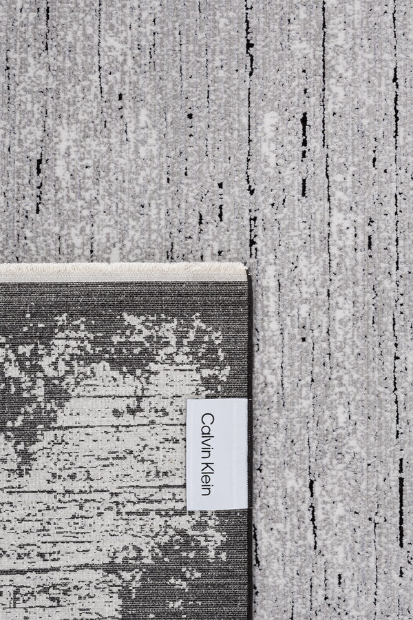 Calvin Klein Modern Sheen Gri Siyah Halı A3486D
