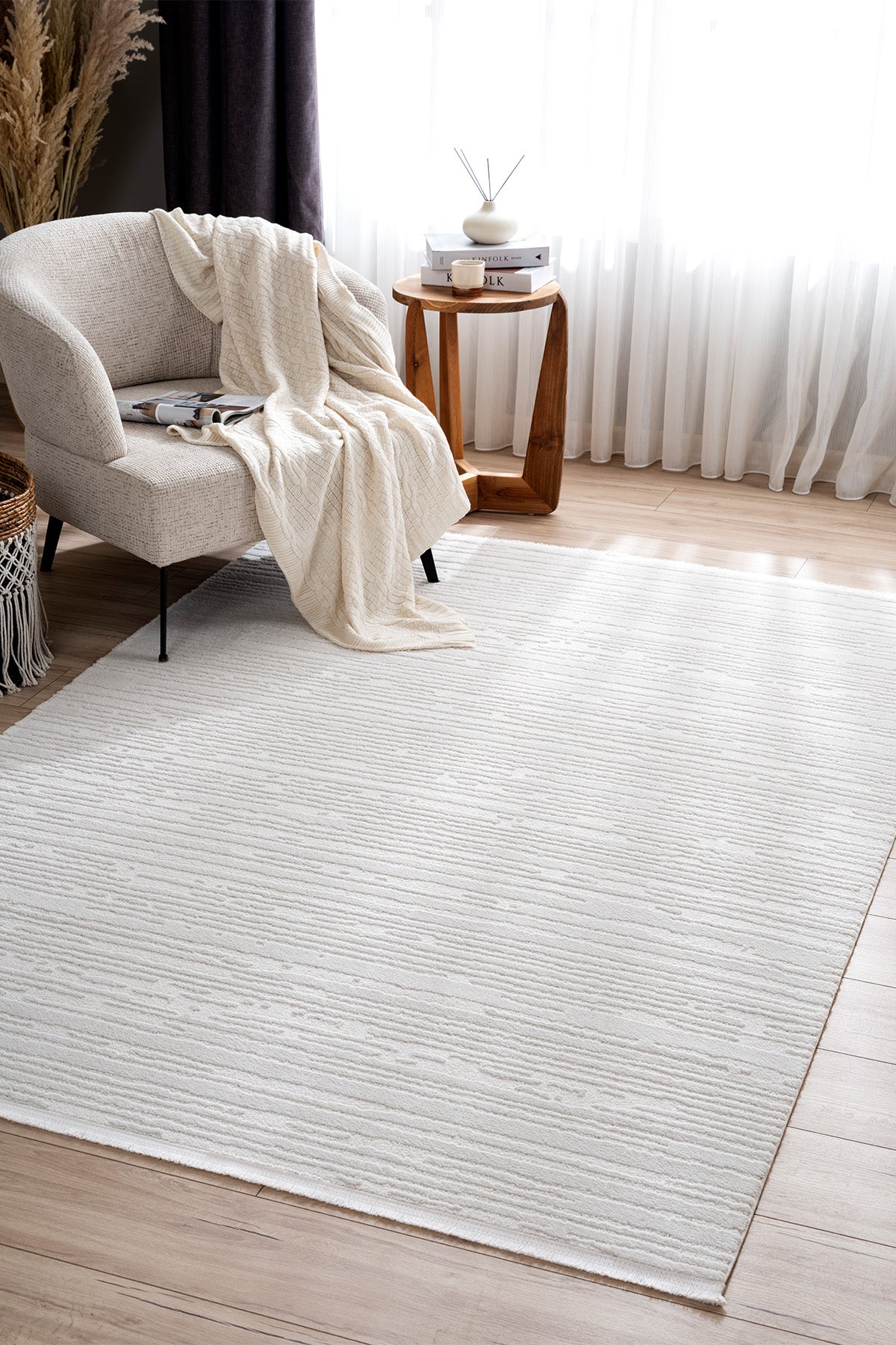 Koza Hayad Monaco Krem Halı  Salon Oturma Odası Yatak Odası Koridor Makine Halısı 33203B